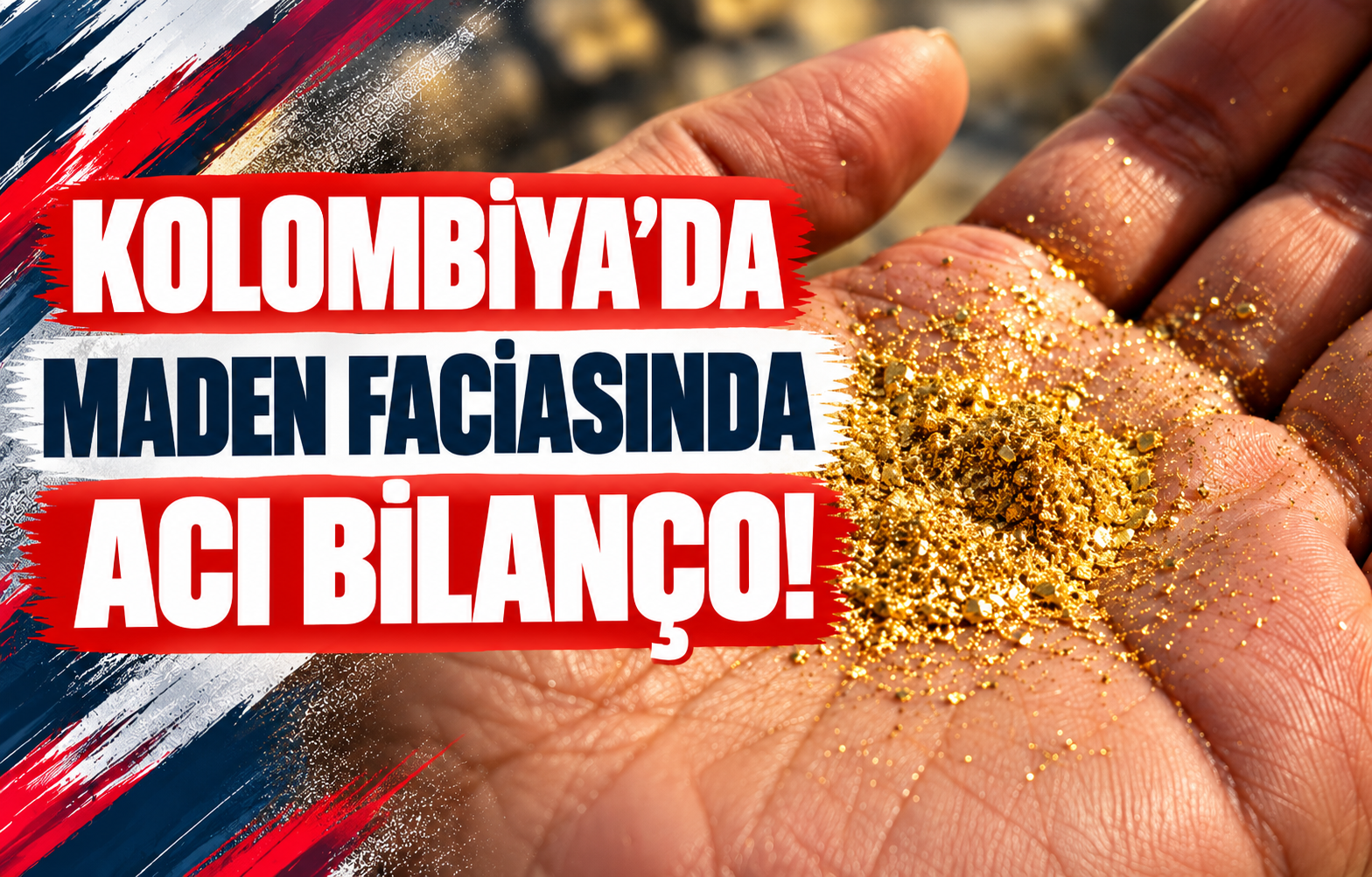 KOLOMBİYA'DA MADEN FACİASINDA ACI BİLANÇO!