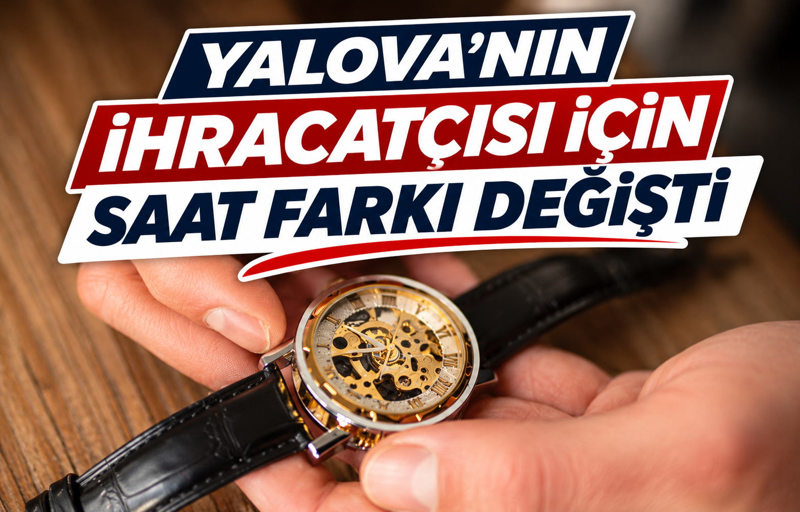 YALOVA'NIN İHRACATÇISI İÇİN SAAT FARKI DEĞİŞTİ