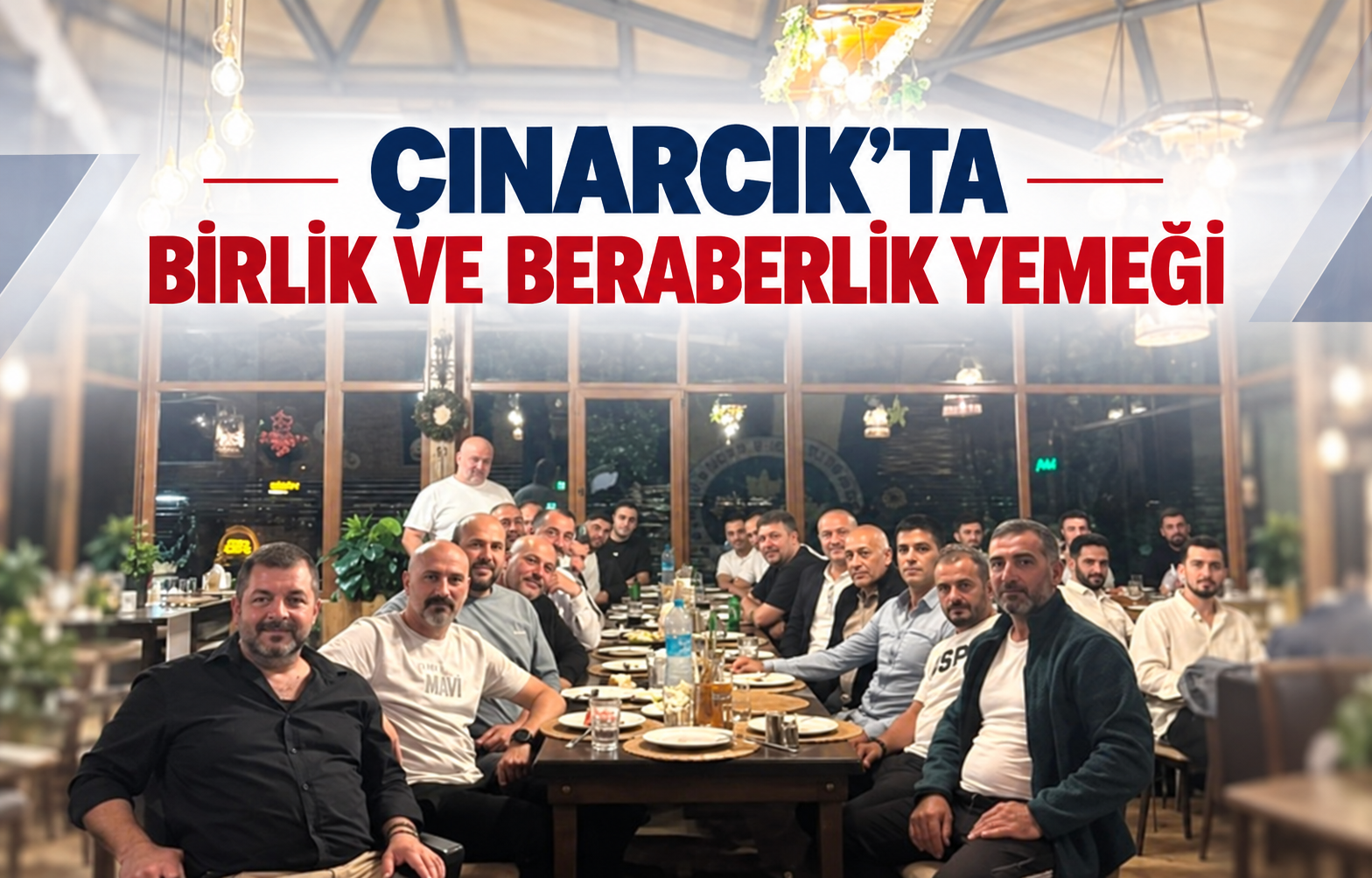 Çınarcık’ta Birlik ve Beraberlik Yemeği
