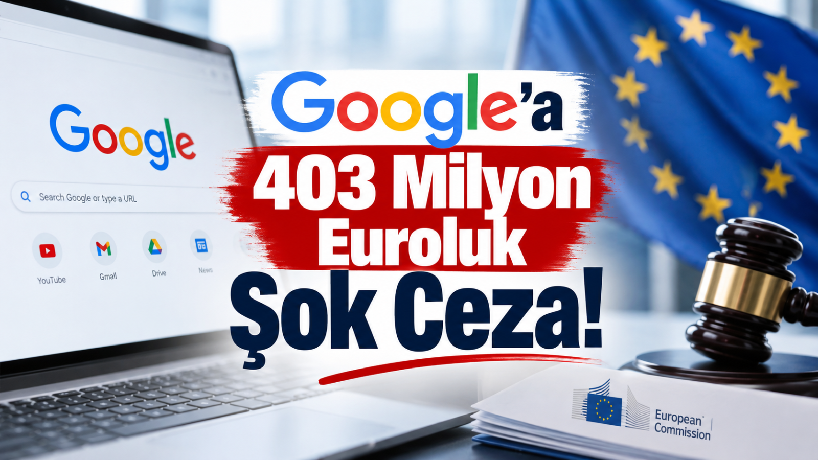 Google'a 403 Milyon Euroluk Şok Ceza!