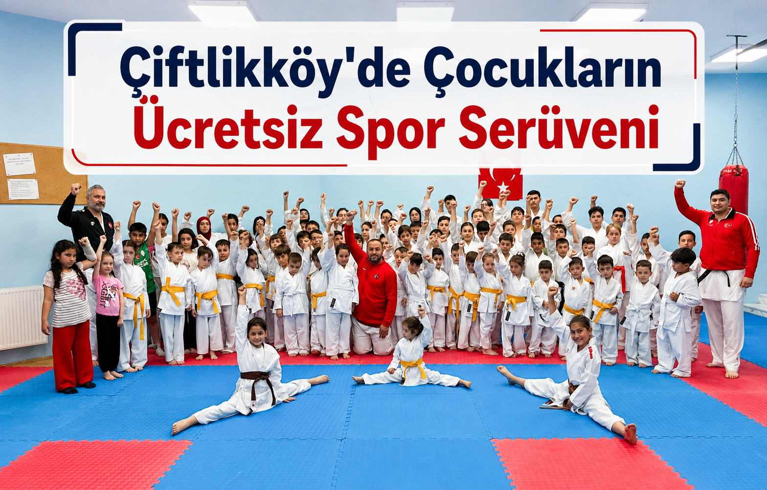 Çiftlikköy'de Çocukların Ücretsiz Spor Serüveni