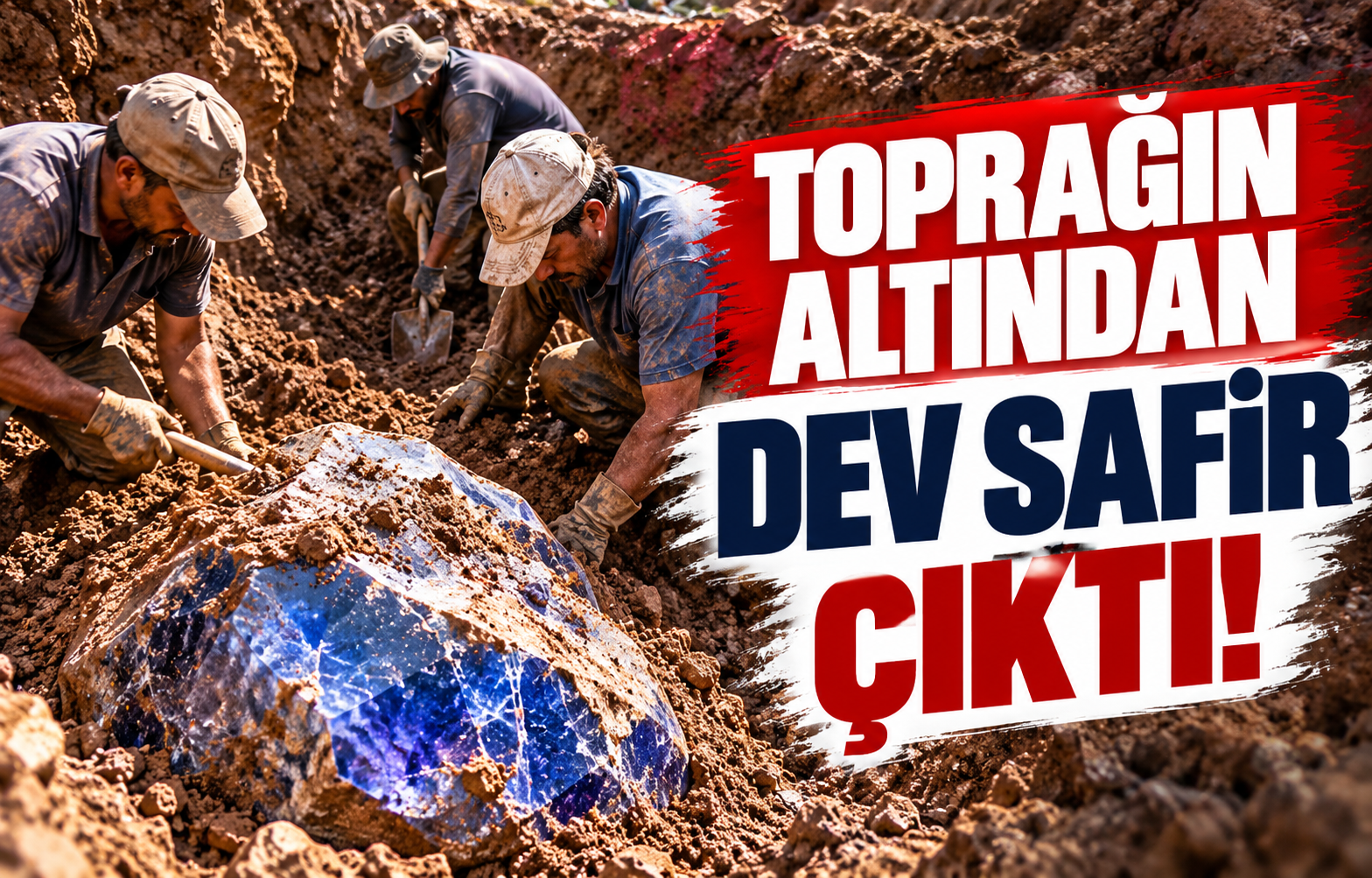 TOPRAĞIN ALTINDAN DEV SAFİR ÇIKTI!