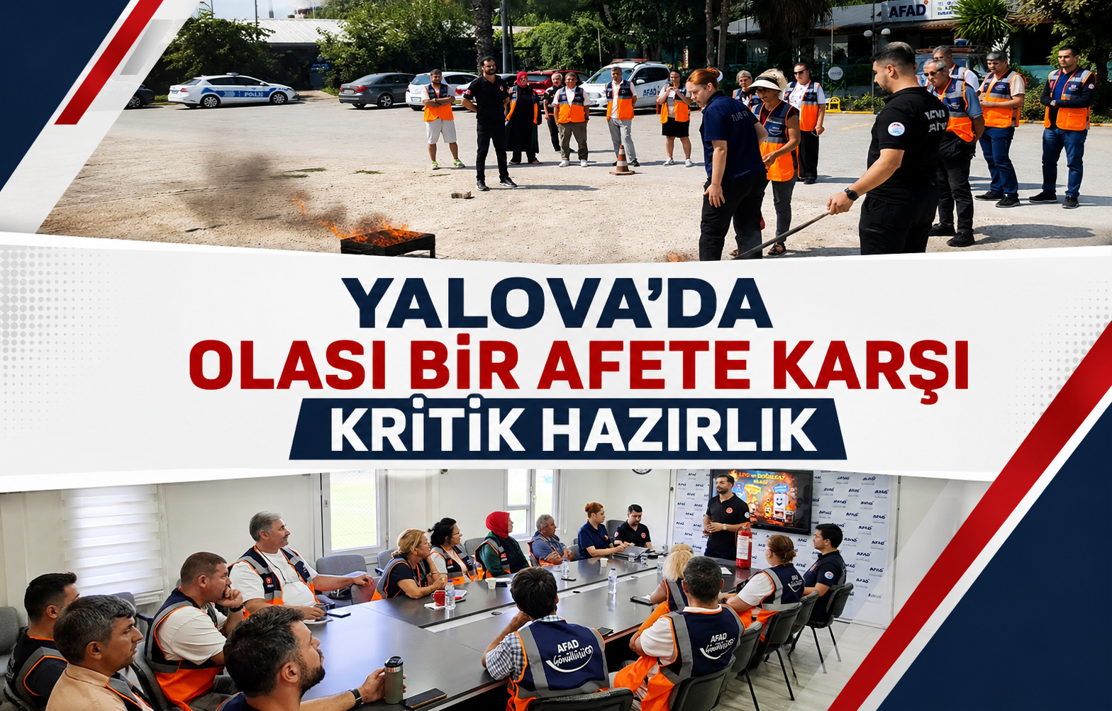 İtfaiyeden AFAD Gönüllülerine Hayat Kurtaran Yangın Eğitimi!