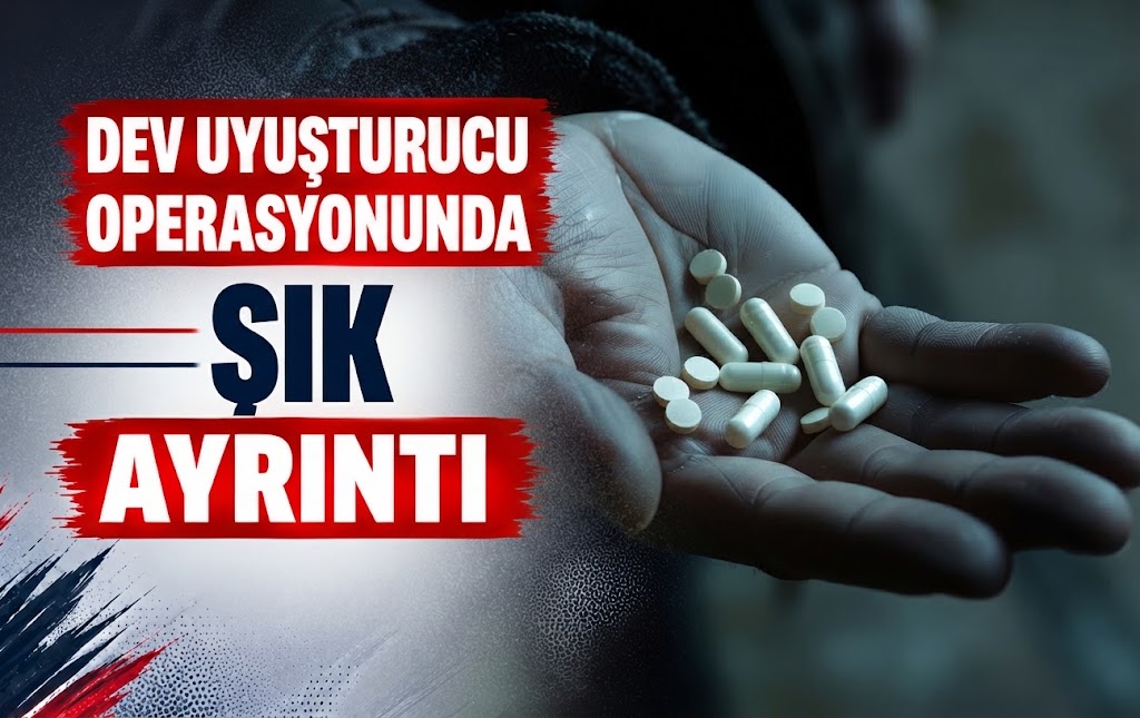 Dev Uyuşturucu Operasyonunda Şık Ayrıntı