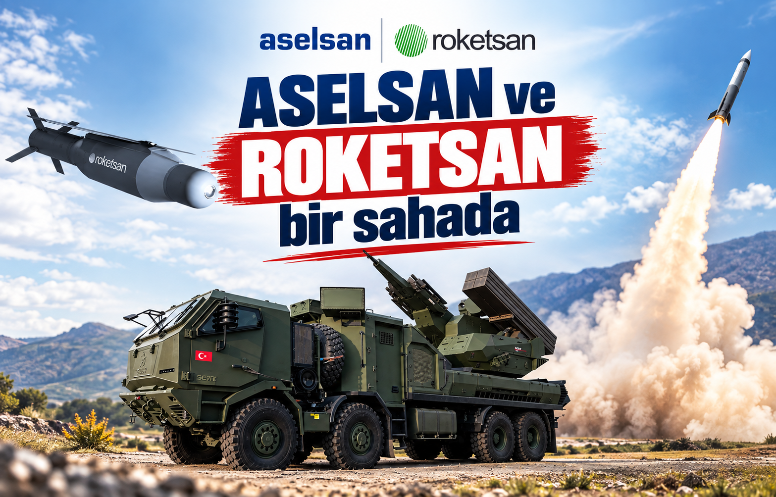 ASELSAN ve ROKETSAN Bir Sahada!