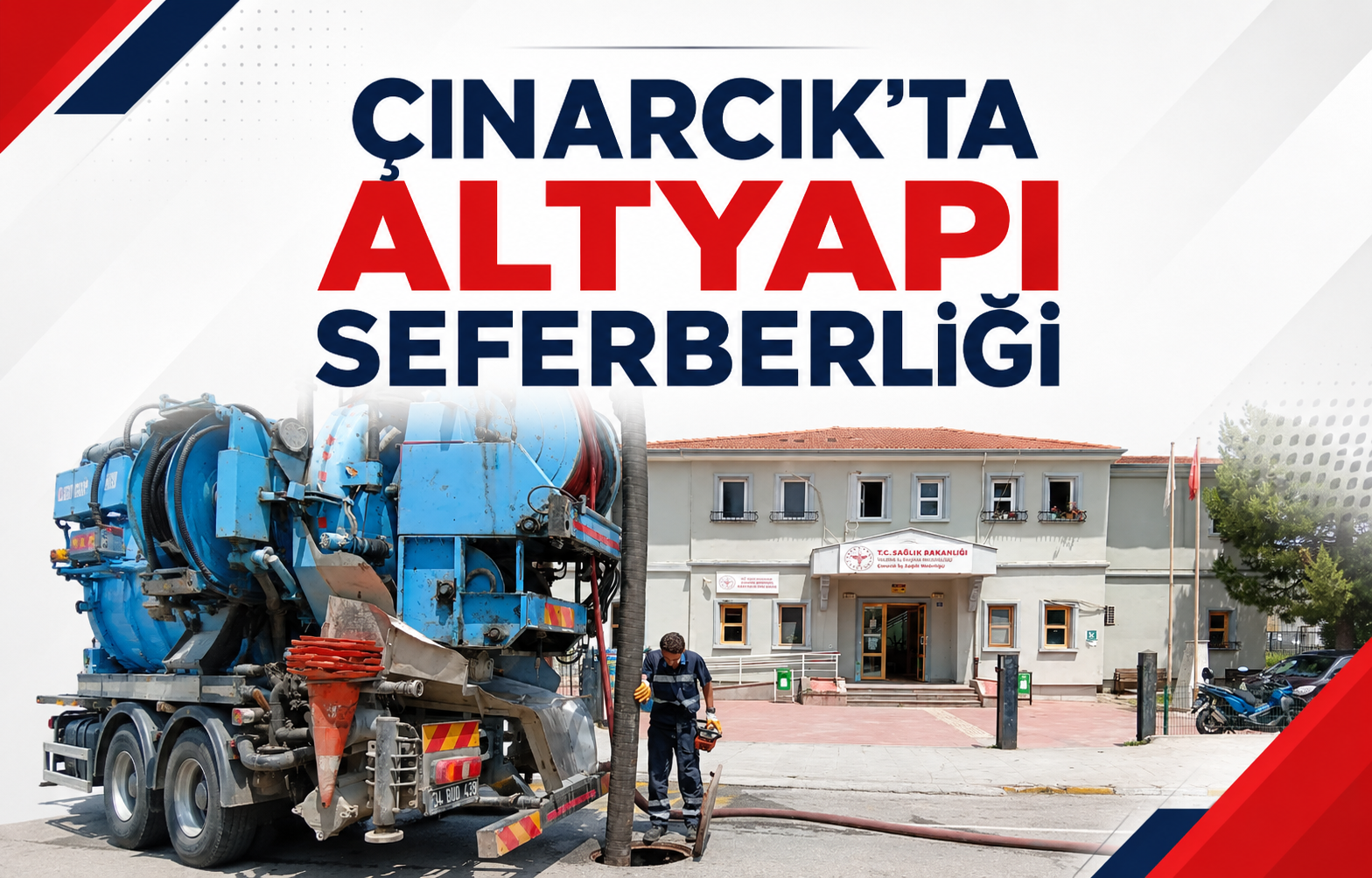 Çınarcık’ta Altyapı Seferberliği: İSKİ’nin Aracı İlçe Hatlarını Baştan Sona Temizliyor