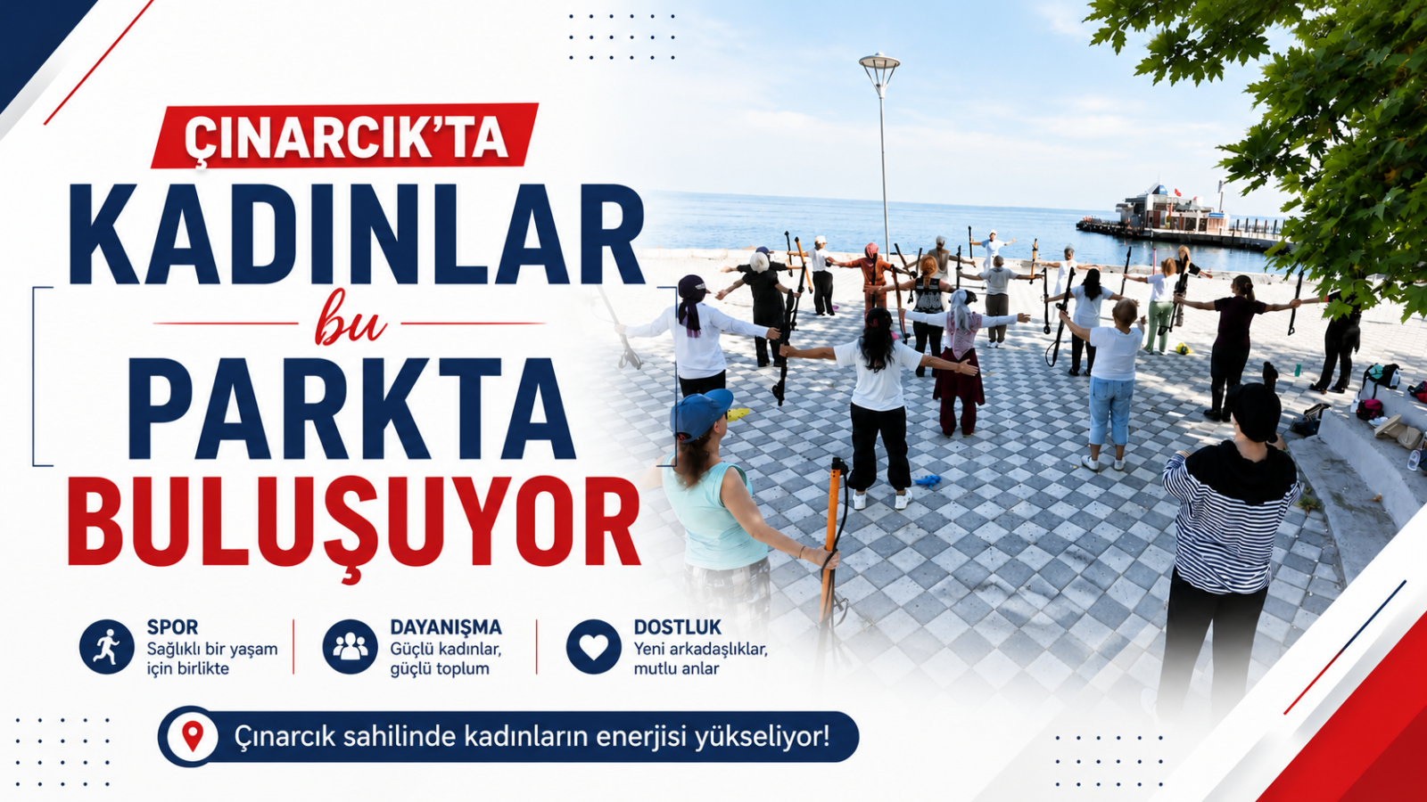 Çınarcık’ta Kadınlar Bu Parkta Buluşuyor: Sağlıklı Yaşam İçin Büyük İlgi!