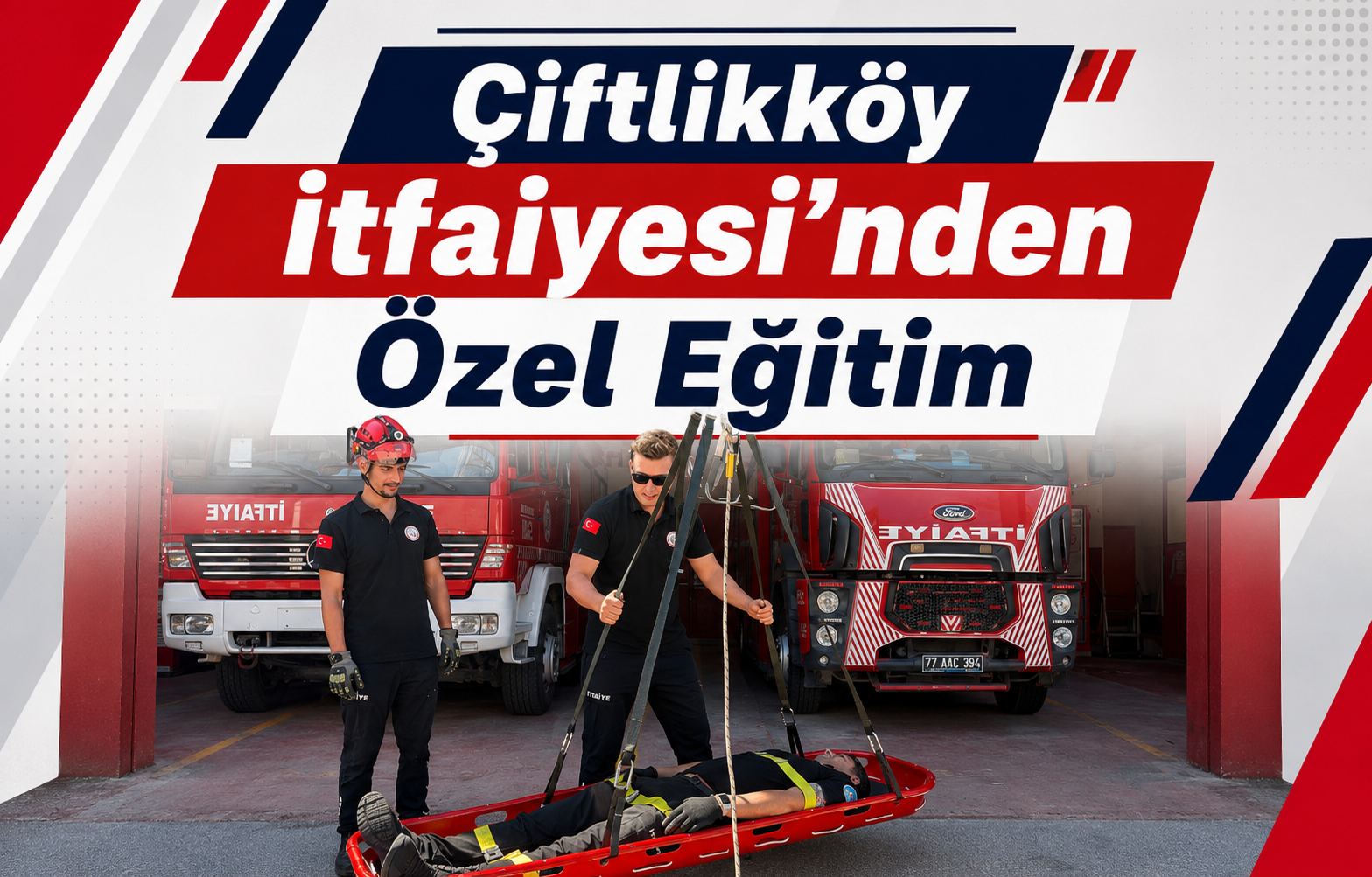 Çiftlikköy İtfaiyesi'nden Özel Eğitim