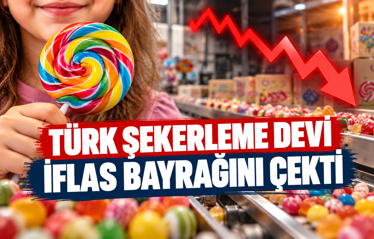 TÜRK ŞEKERLEME DEVİ İFLAS BAYRAĞINI ÇEKTİ