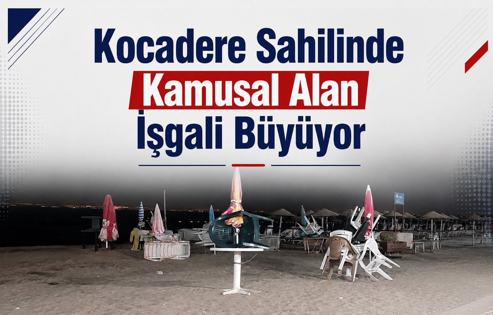 Kocadere Sahilinde Kamusal Alan İşgali Büyüyor