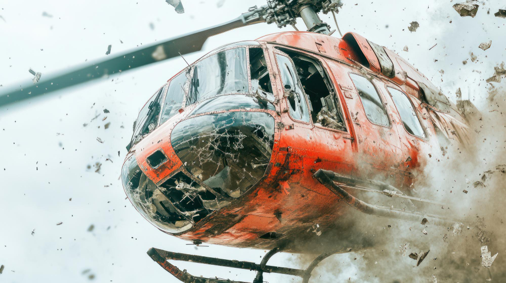 Yunanistan’da İki Helikopter Havada Çarpıştı