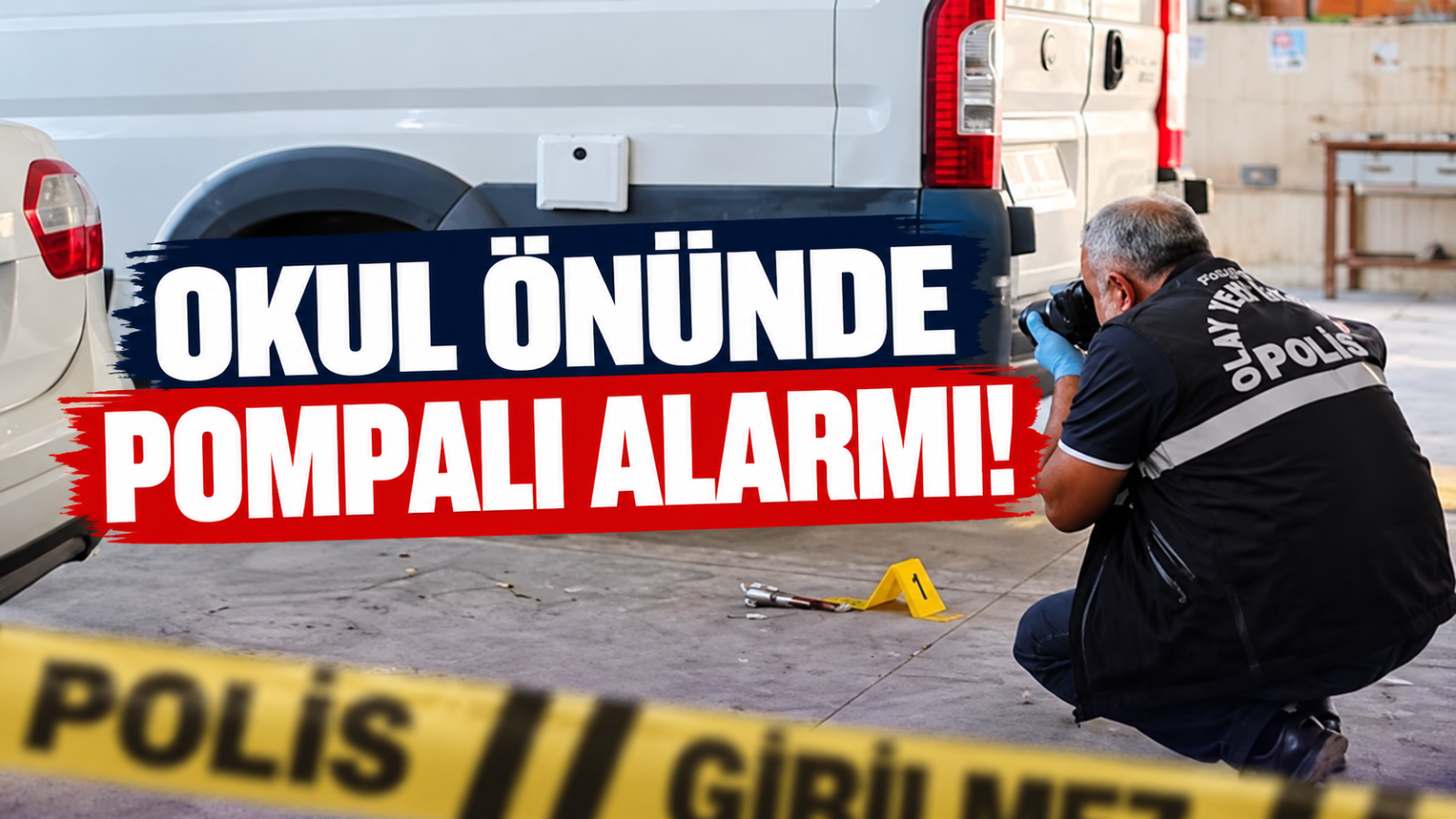 Okul Önünde Pompalı Alarmı!