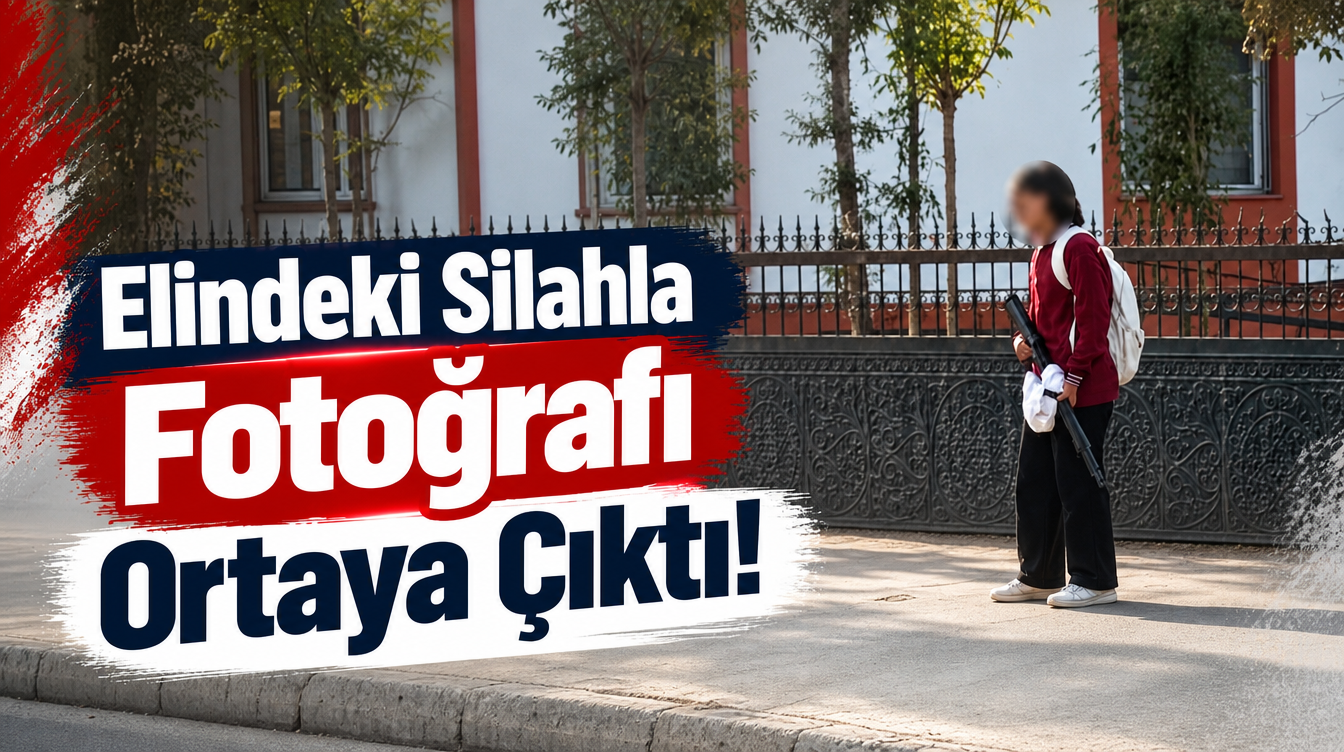Pompalı Tüfekle Okula Gelen Öğrencinin Fotoğrafı Ortaya Çıktı!