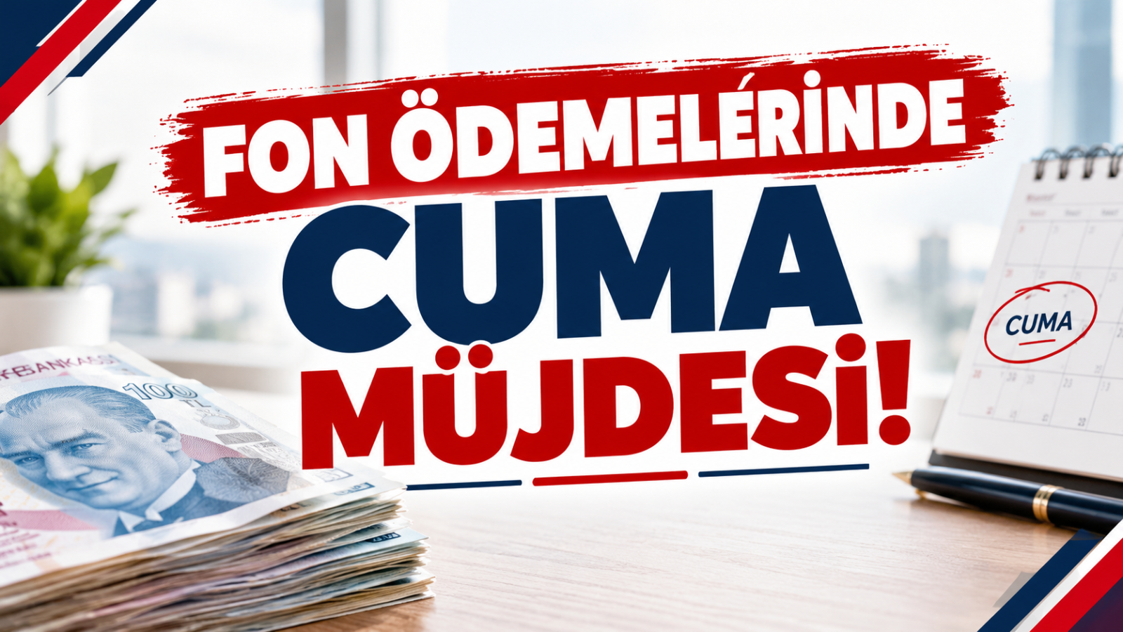FON ÖDEMELERİNDE CUMA MÜJDESİ!