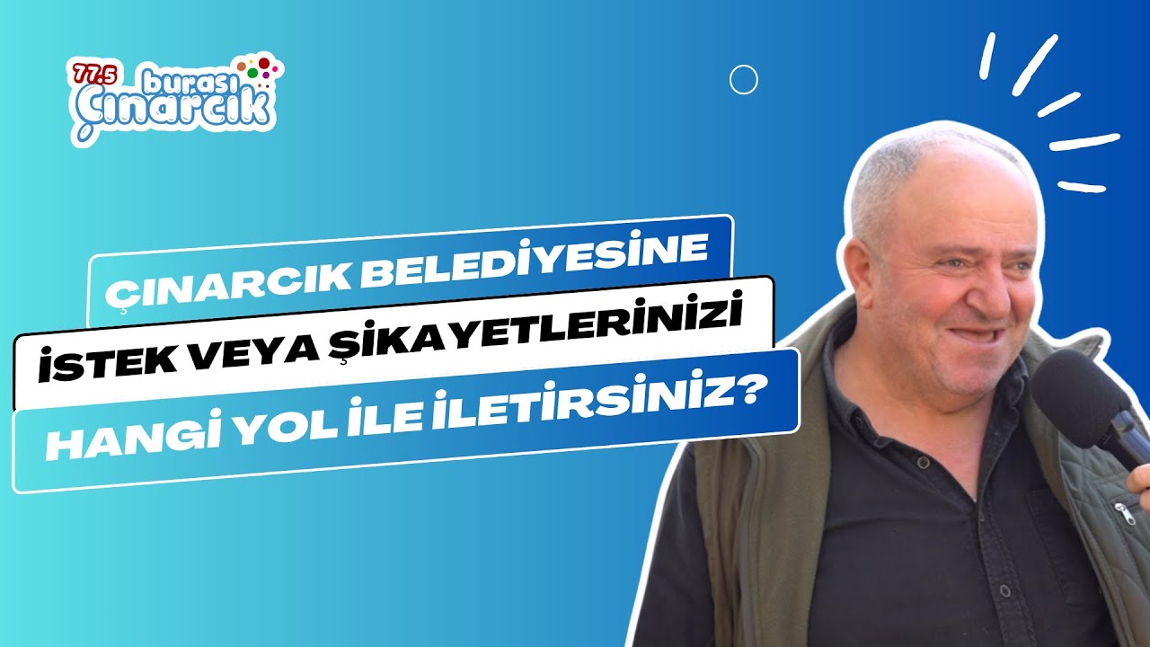 Çınarcık Halkı Sorunlarını Doğrudan Başkana İletmeyi Tercih Ediyor