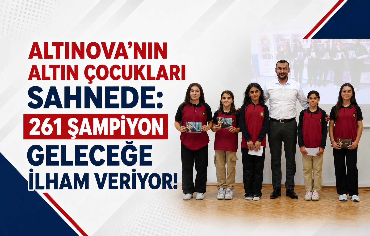 Altınova’nın Altın Çocukları Sahnede: 261 Şampiyon Geleceğe İlham Veriyor!