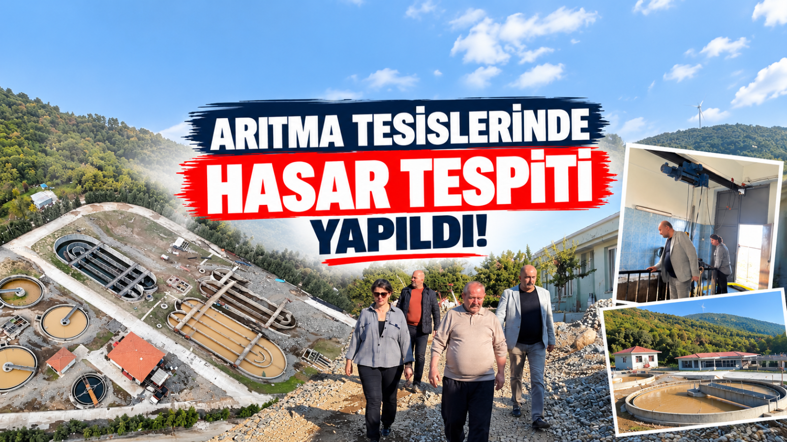 ARITMA TESİSLERİNDE HASAR TESPİTİ YAPILDI!