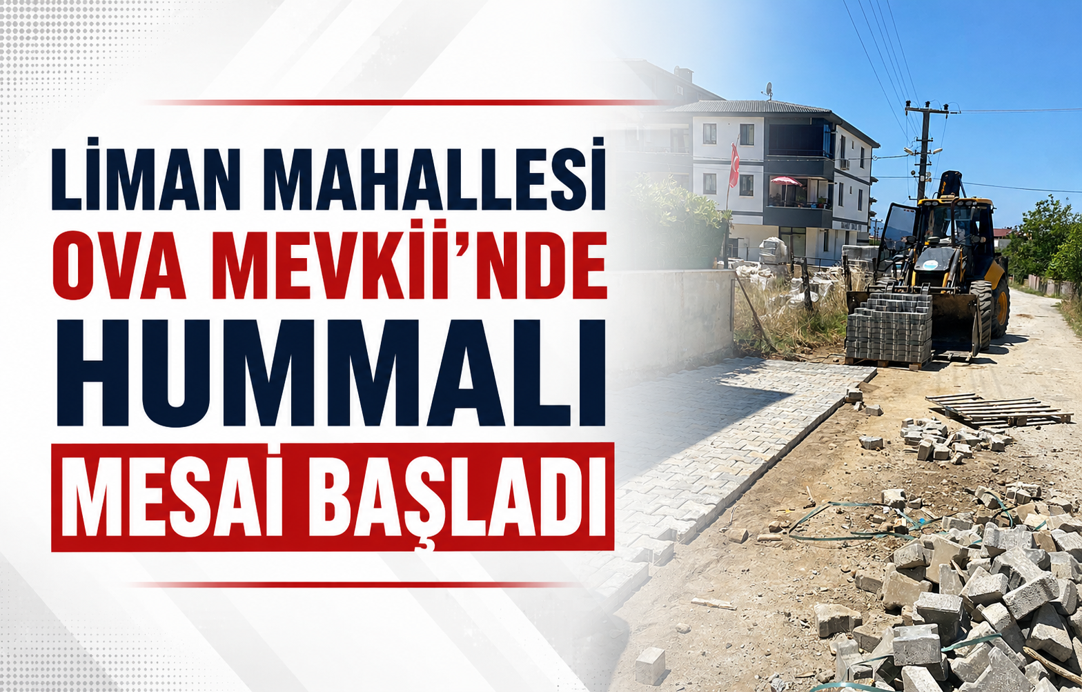Liman Mahallesi Ova Mevkii'nde Hummalı Mesai Başladı