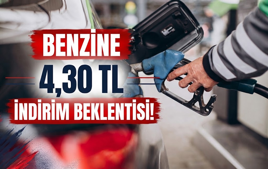 BENZİNE 4,30 TL İNDİRİM BEKLENTİSİ!