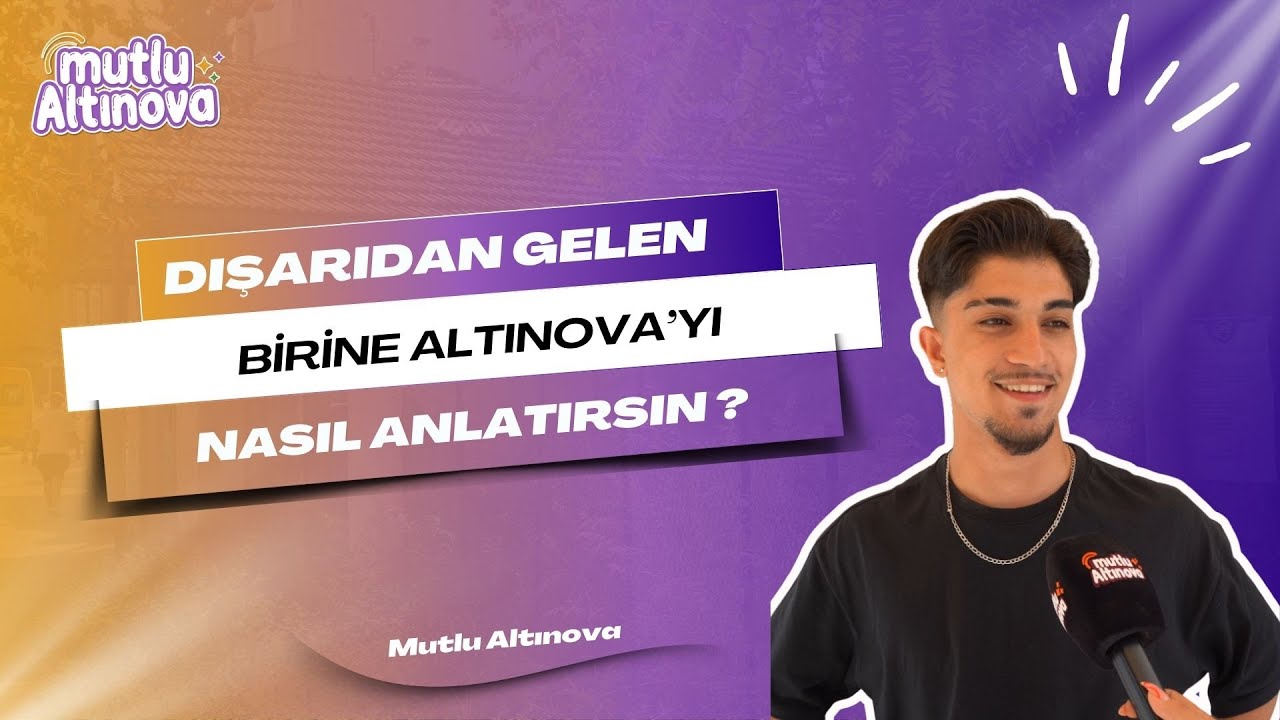 Altınovalılar ilçeyi özetledi: 'Tersane ve gurbetçi kenti ama sosyal alanlarımız kısıtlı'