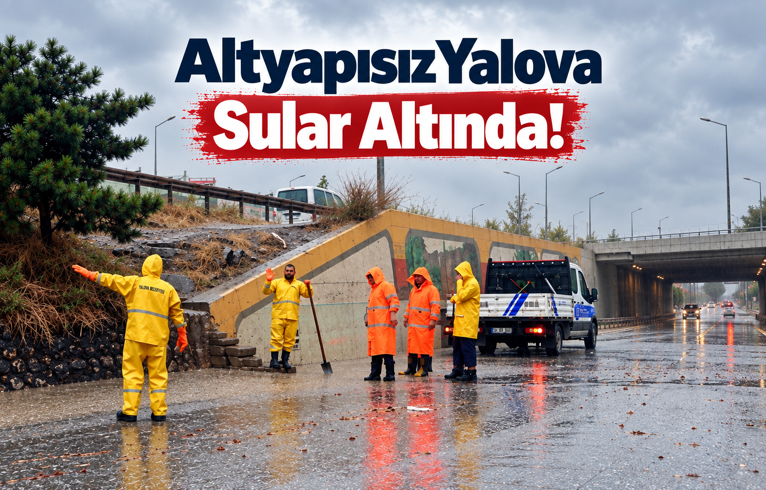 Altyapısız Yalova Sular Altında!