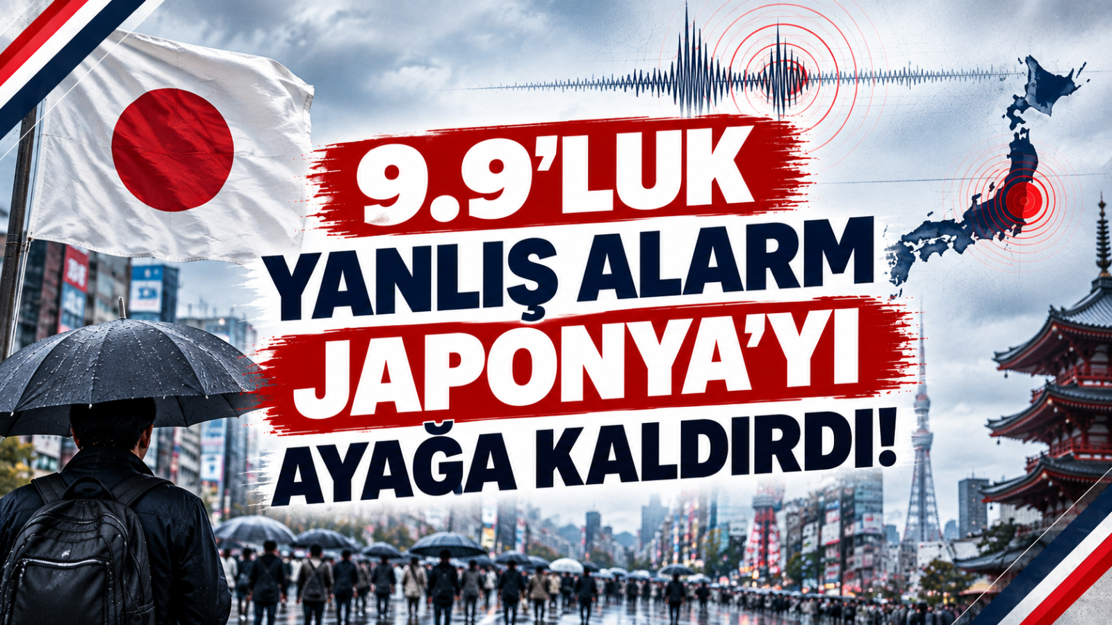 9.9’LUK YANLIŞ ALARM JAPONYA’YI AYAĞA KALDIRDI!