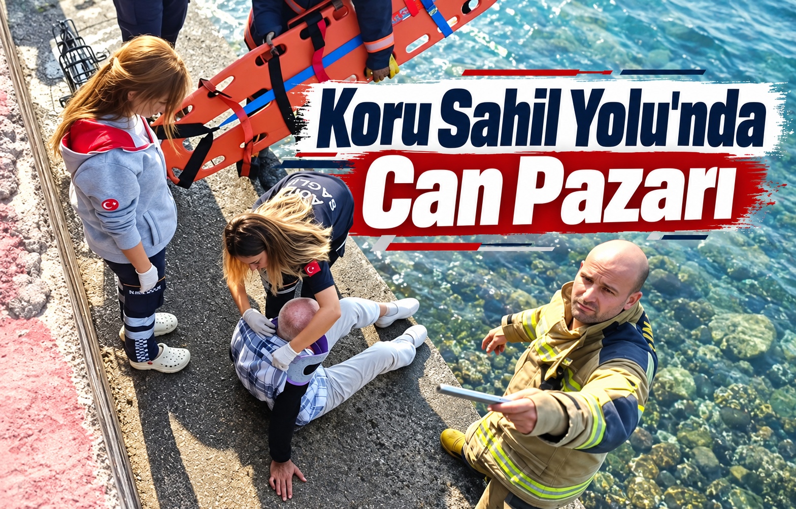 KORU SAHİL YOLU'NDA CAN PAZARI
