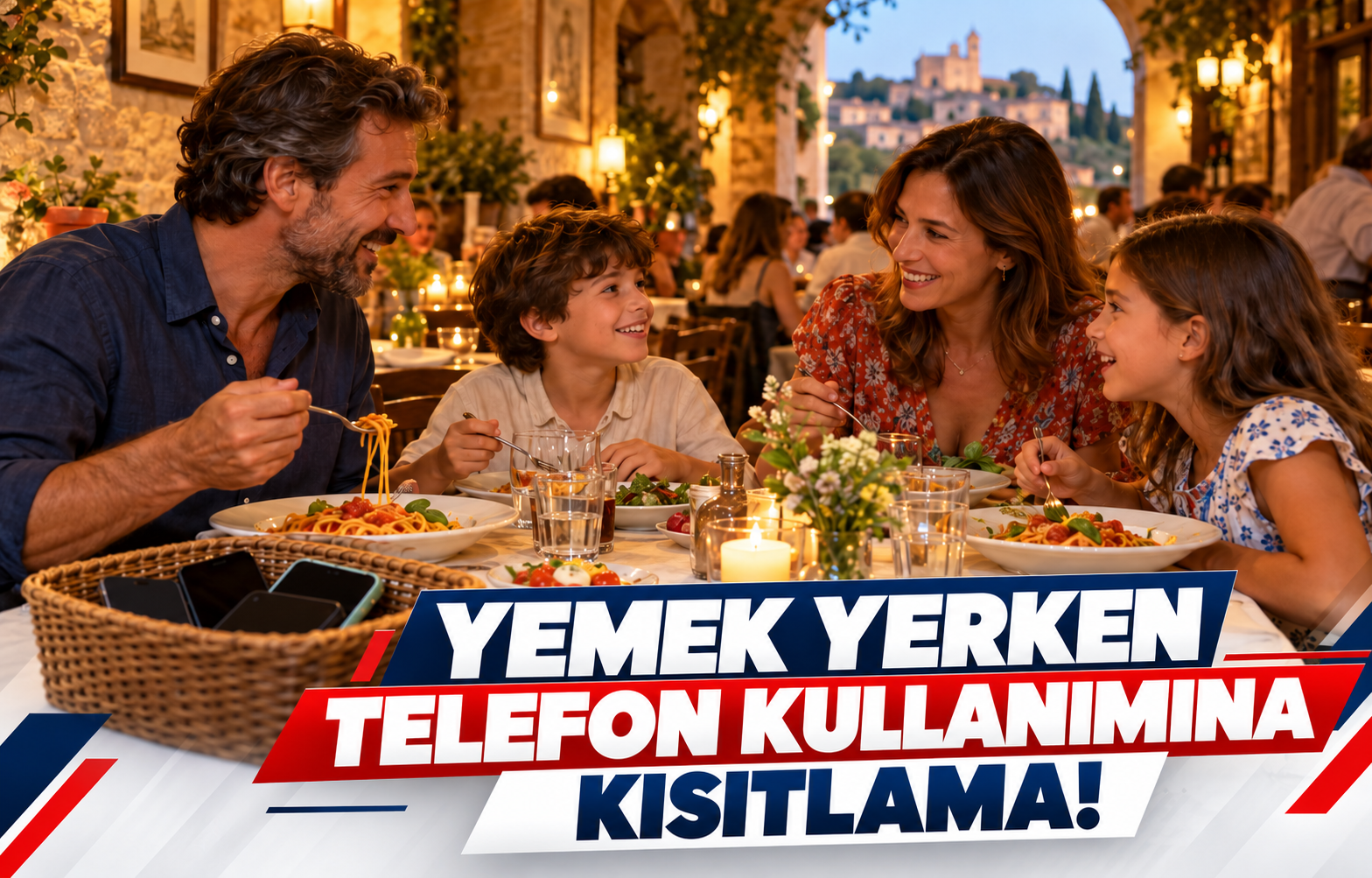 YEMEK YERKEN TELEFON KULLANIMINA KISITLAMA!