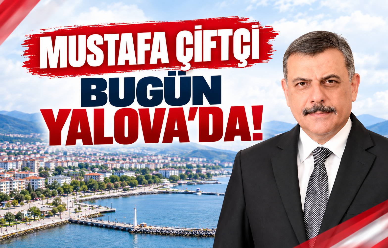 Mustafa Çiftçi Bugün Yalova'da