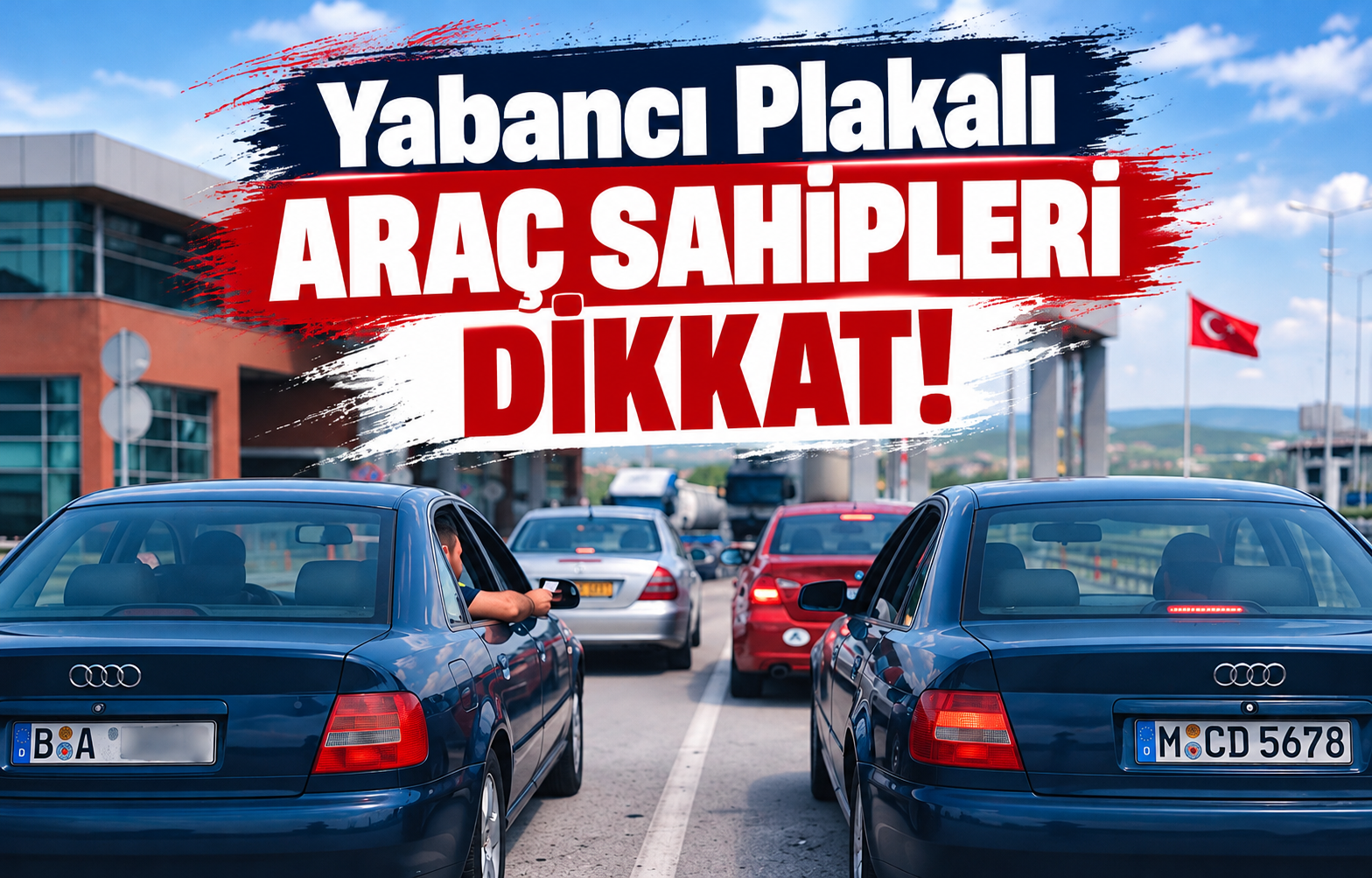 Yabancı Plakalı Araç Sahipleri Dikkat!