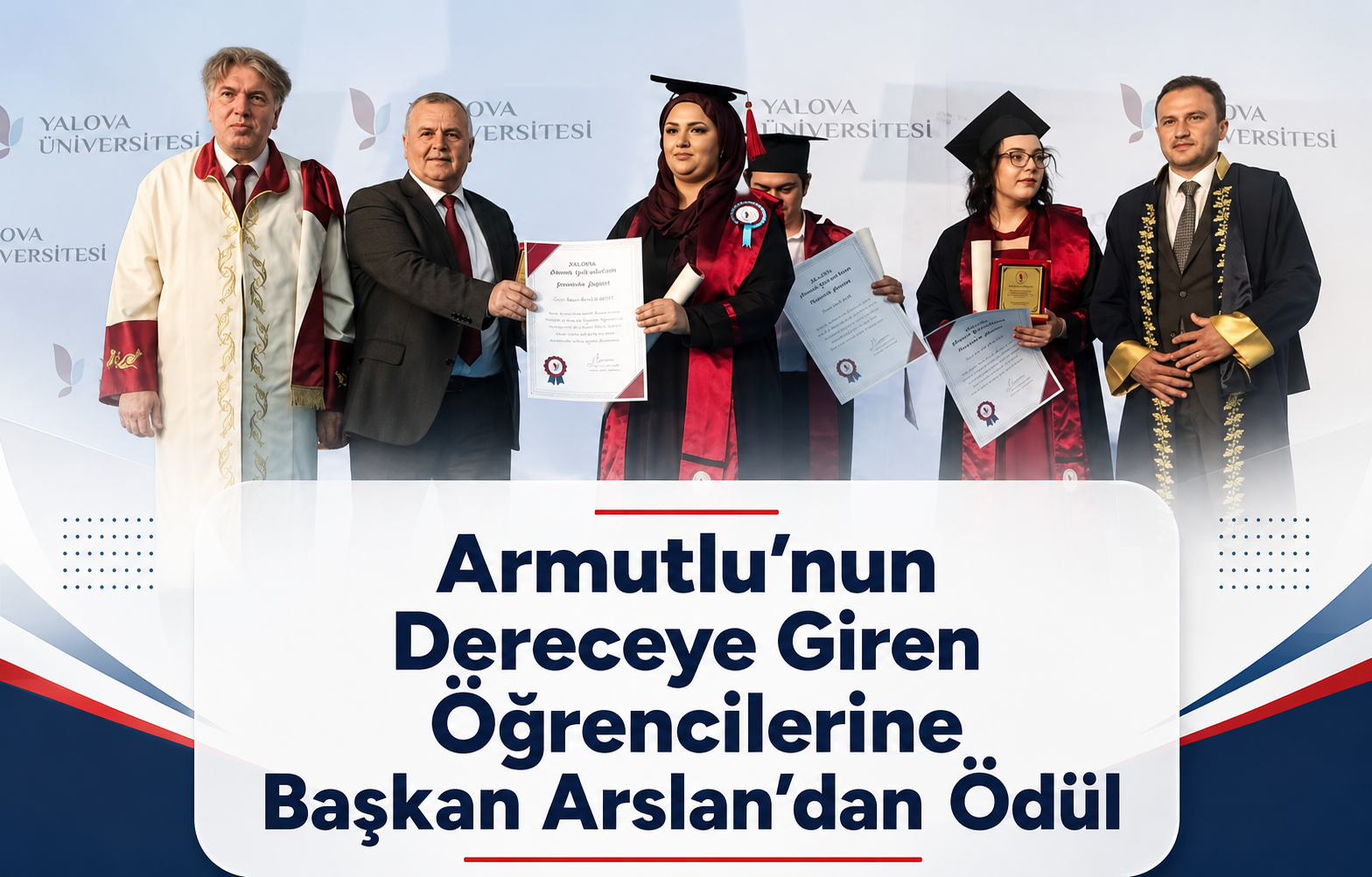 Armutlu’nun Dereceye Giren Öğrencilerine Başkan Arslan’dan Ödül