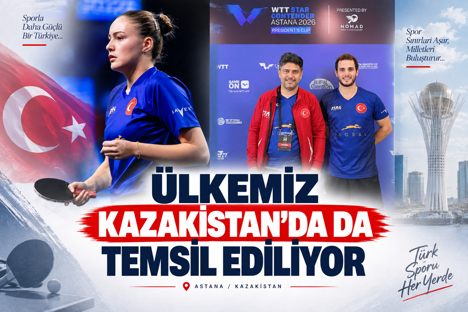 Kazakistan’da Da Ülkemizi Temsil Ediyorlar