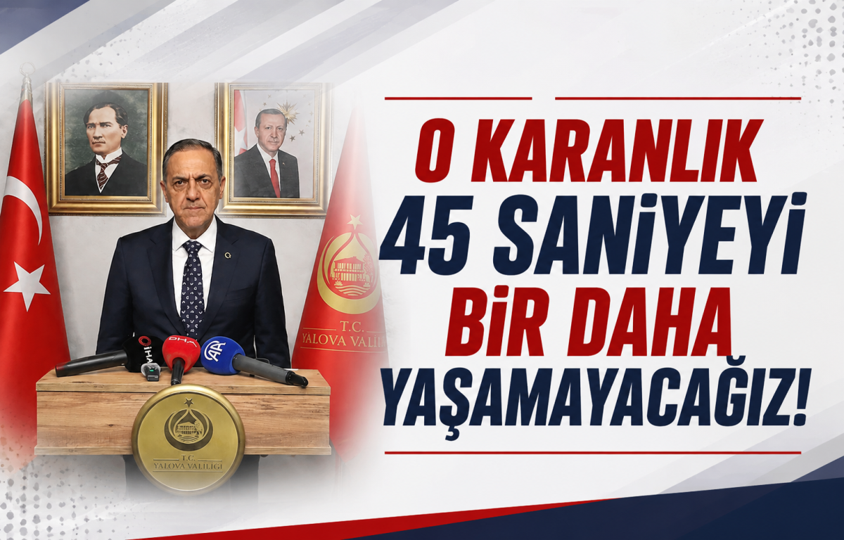 17 Ağustos'un 27. Yılında Yalova Valisi Usta'dan Mesaj