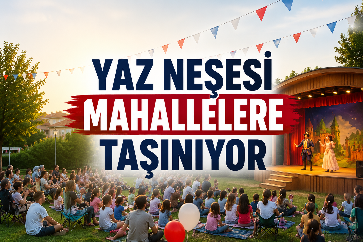 Yaz Neşesi Mahallelere Taşınıyor