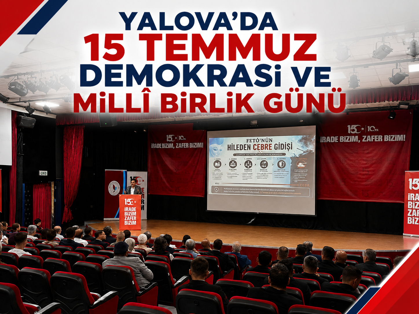 Yalova'da 15 Temmuz Demokrasi ve Millî Birlik Günü