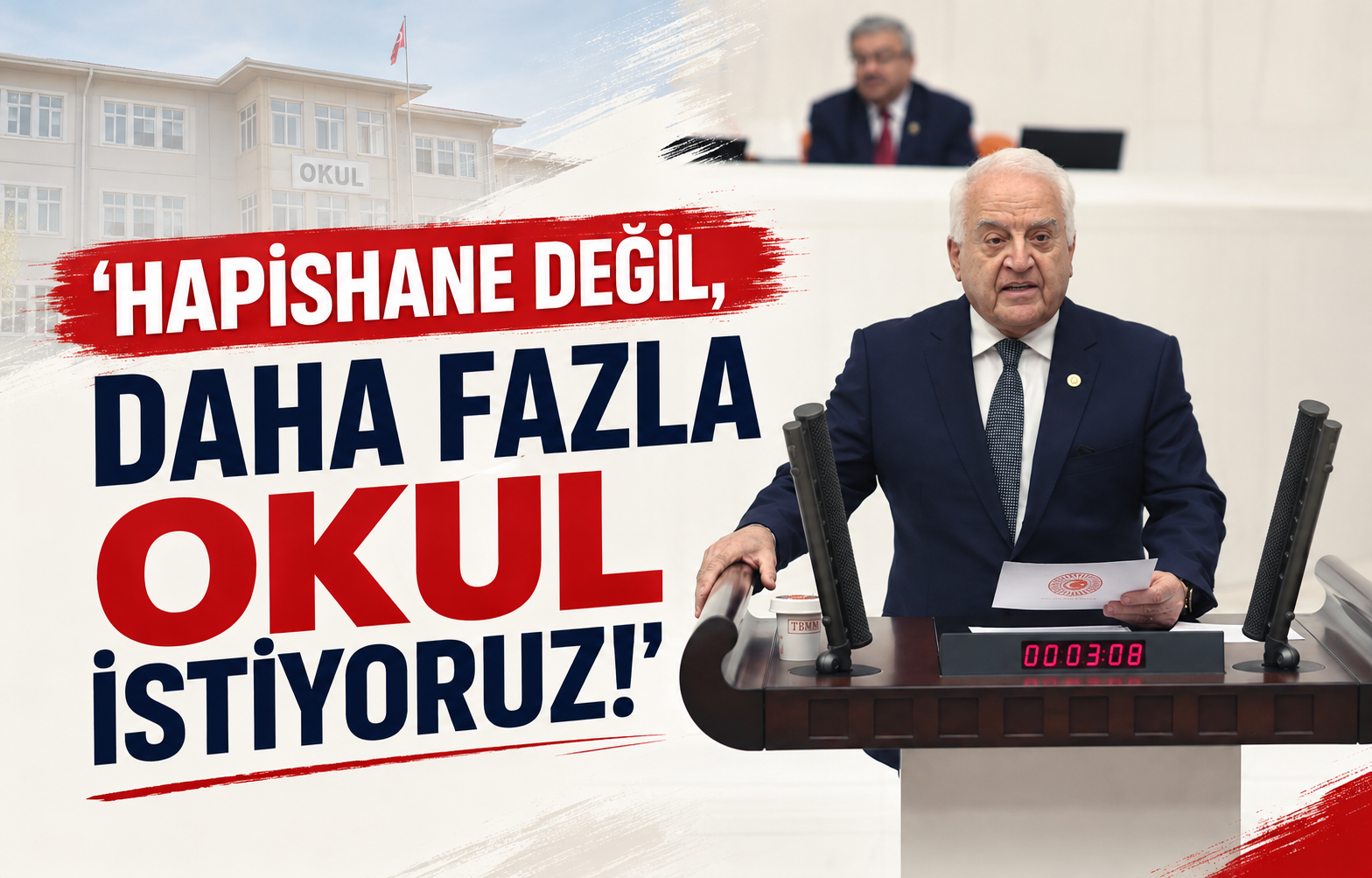 ‘Hapishane Değil, Daha Fazla Okul İstiyoruz!’