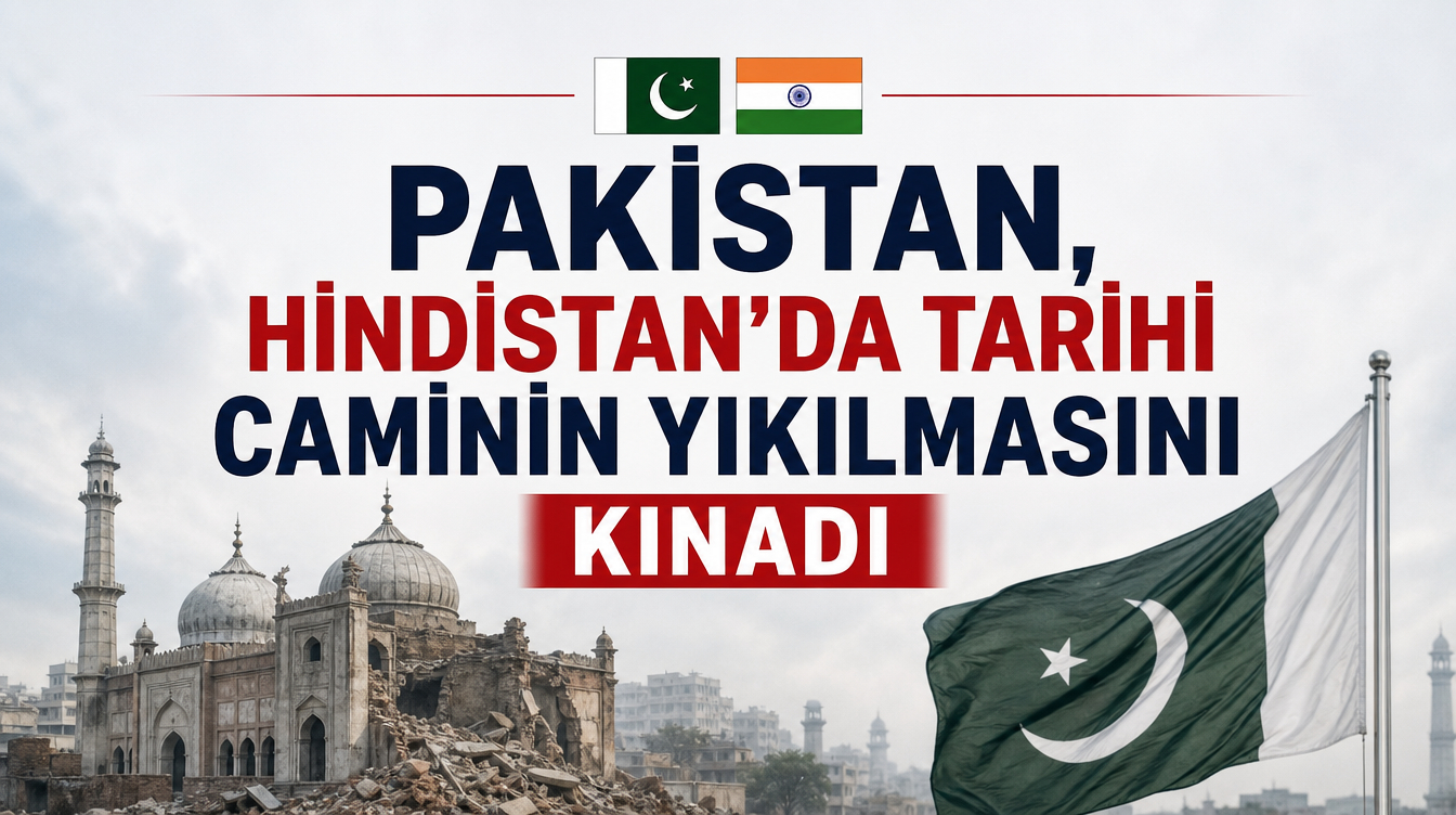 Pakistan, Hindistan’da tarihi caminin yıkılmasını kınadı