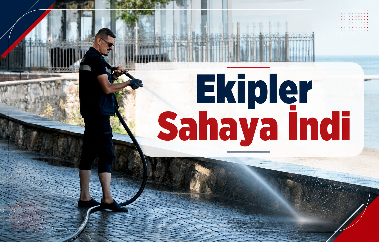 Ekipler Sahaya İndi
