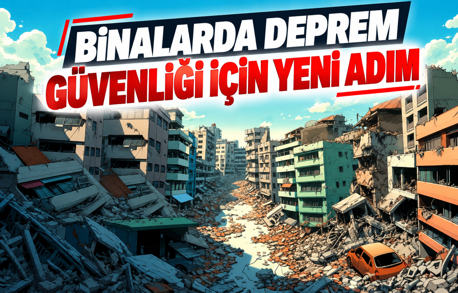 BİNALARDA DEPREM GÜVENLİĞİ İÇİN YENİ ADIM
