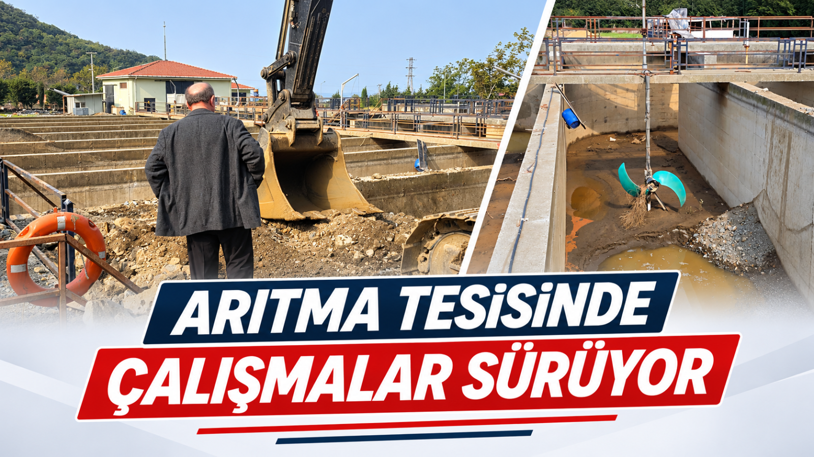 ARITMA TESİSİNDE ÇALIŞMALAR SÜRÜYOR