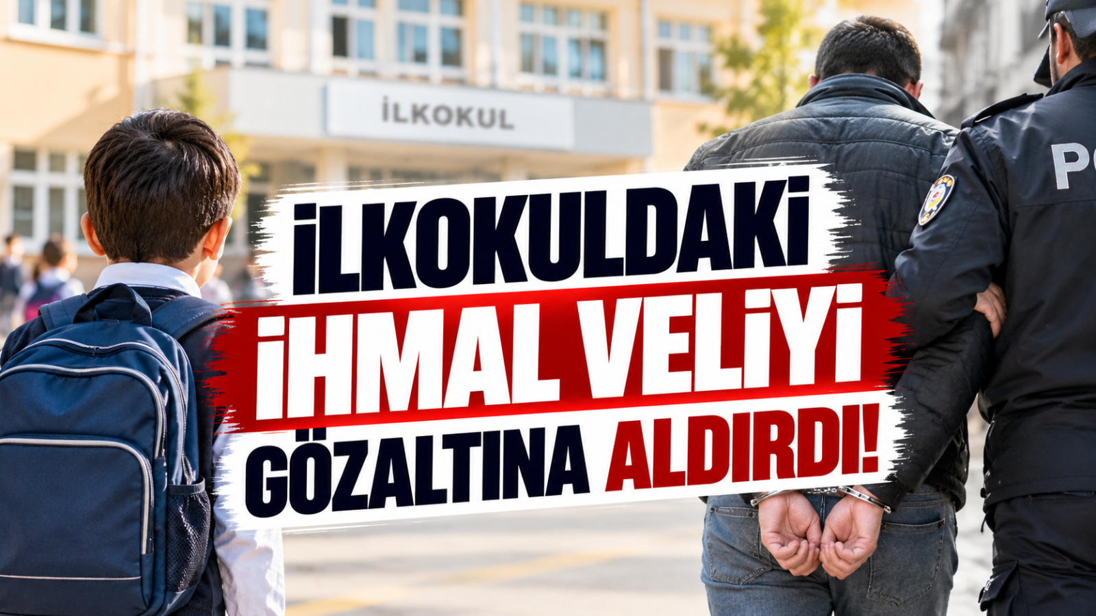 7 Yaşındaki Çocuğun Çantasında Tabanca Çıktı!