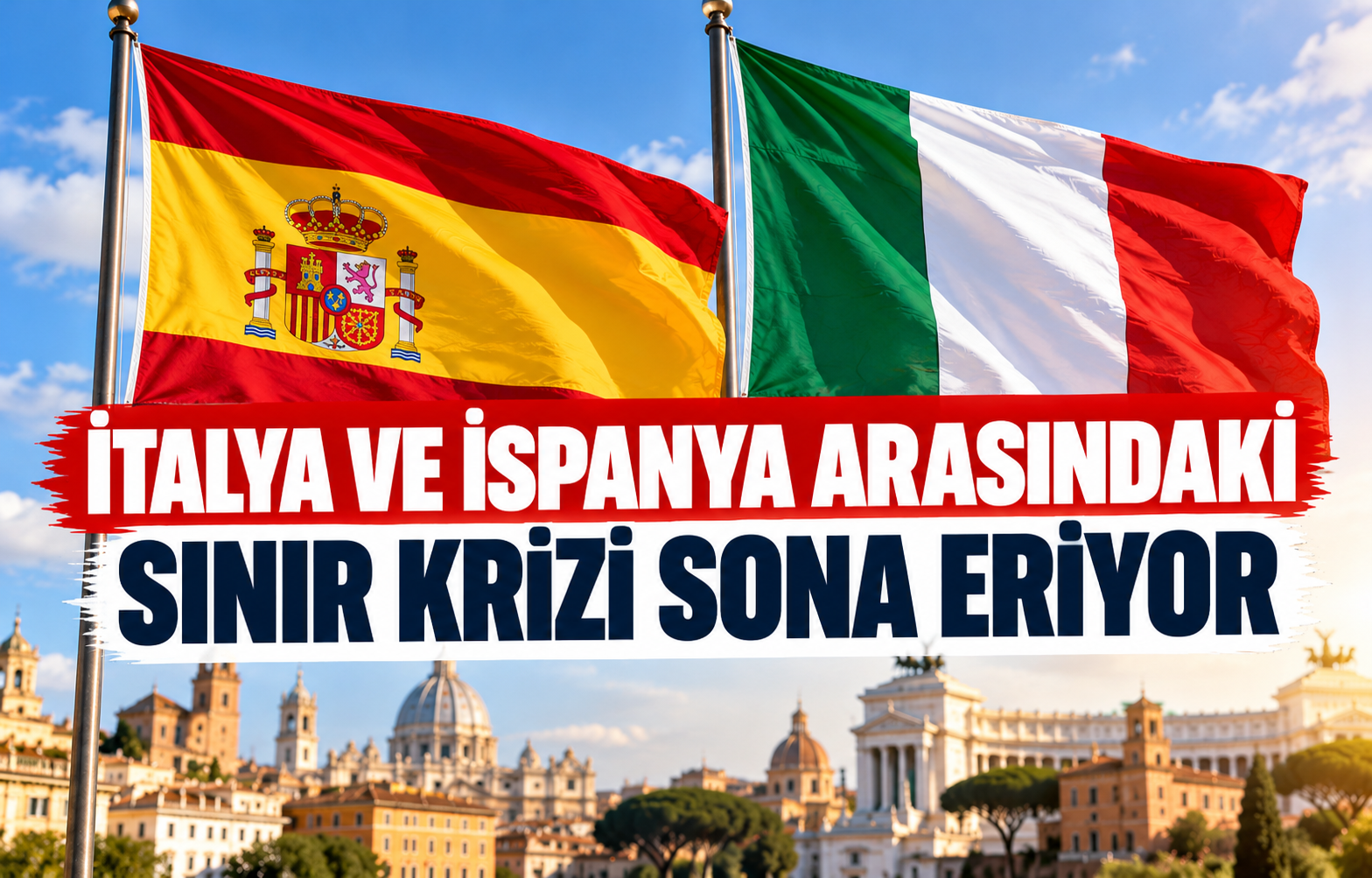 İTALYA VE İSPANYA ARASINDAKİ SINIR KRİZİ SONA ERİYOR