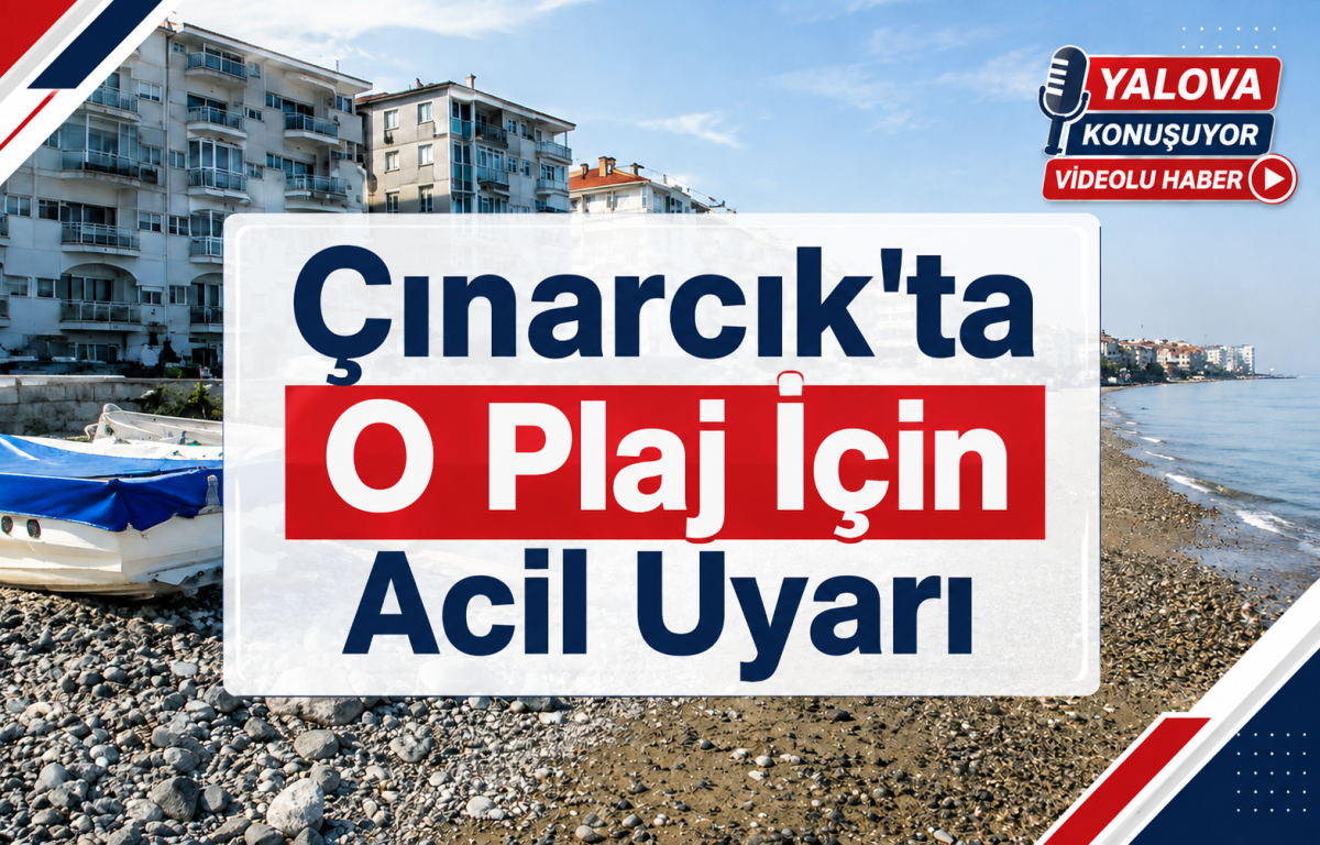 Çınarcık'ta O Plaj İçin Acil Uyarı