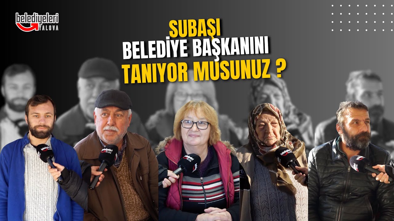 Subaşı sakinleri belediye hizmetlerini değerlendirdi: