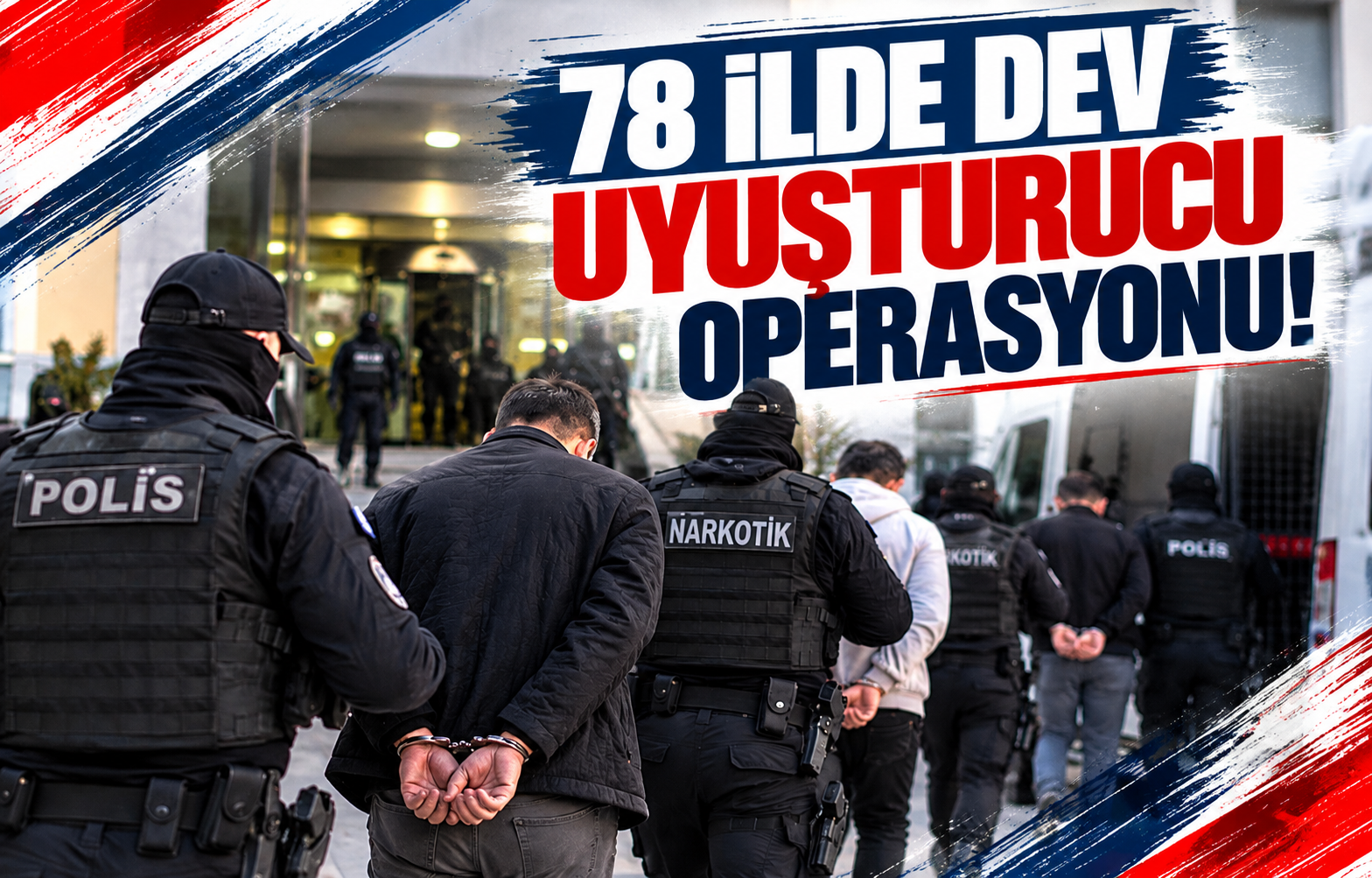 78 İLDE DEV UYUŞTURUCU OPERASYONU!