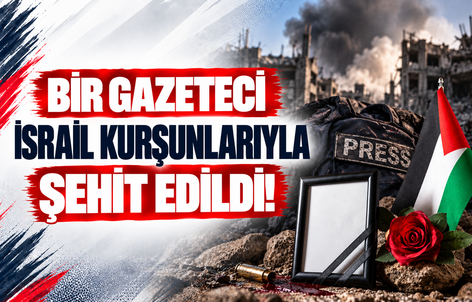 Bir Gazeteci İsrail Kurşunlarıyla Şehit Edildi!