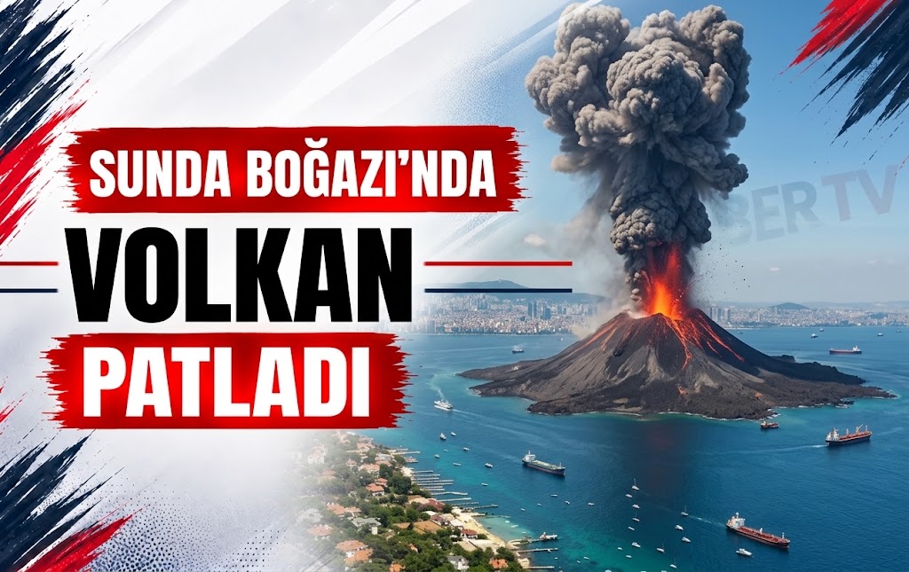 Sunda Boğazı’nda Volkan Patladı