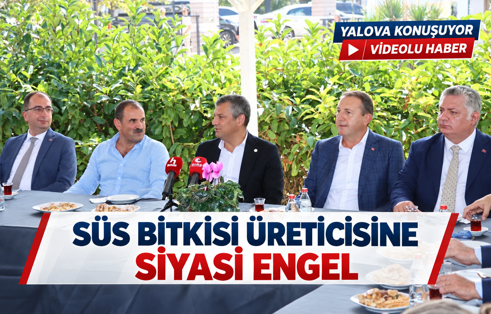 Süs Bitkisi Üreticisine Siyasi Engel