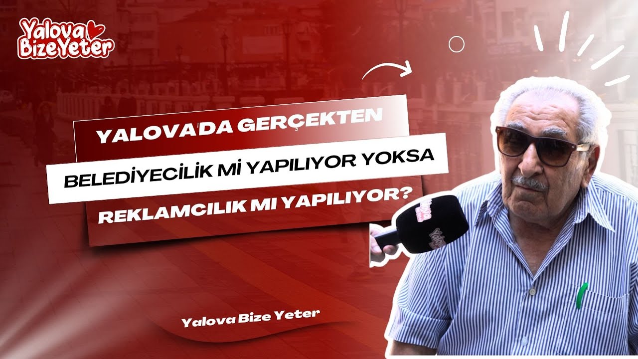 Yalovalı vatandaş belediye hizmetlerini eleştirdi: