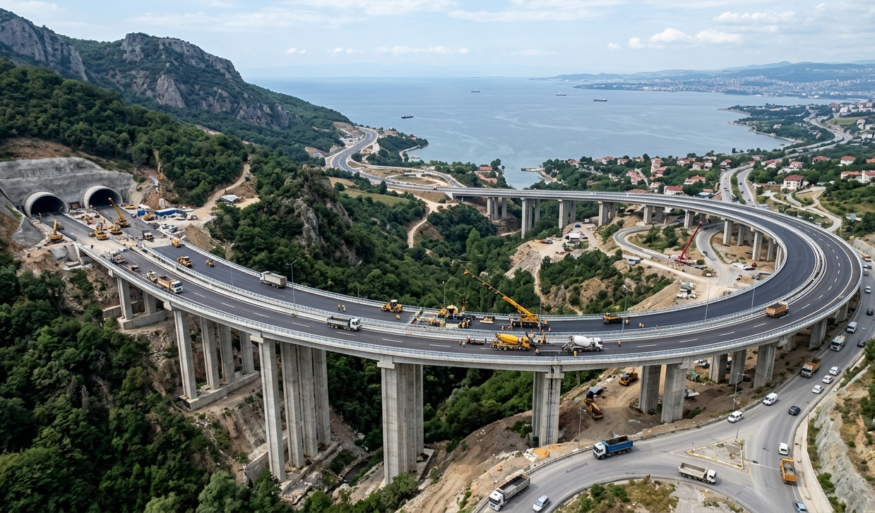 Marmara’nın Ulaşım Düğümü Çözülüyor: Yalova-İzmit Arasına Dev Güney Marmara Otoyolu